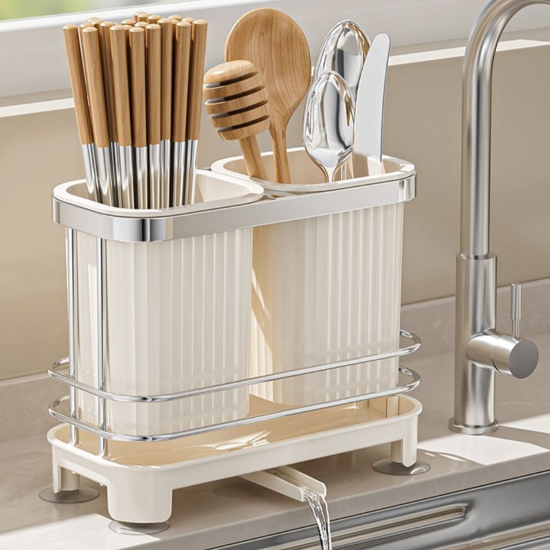 Kitchen Appliances Storage - Kitchen Countertop Storage Organizer Self Draining