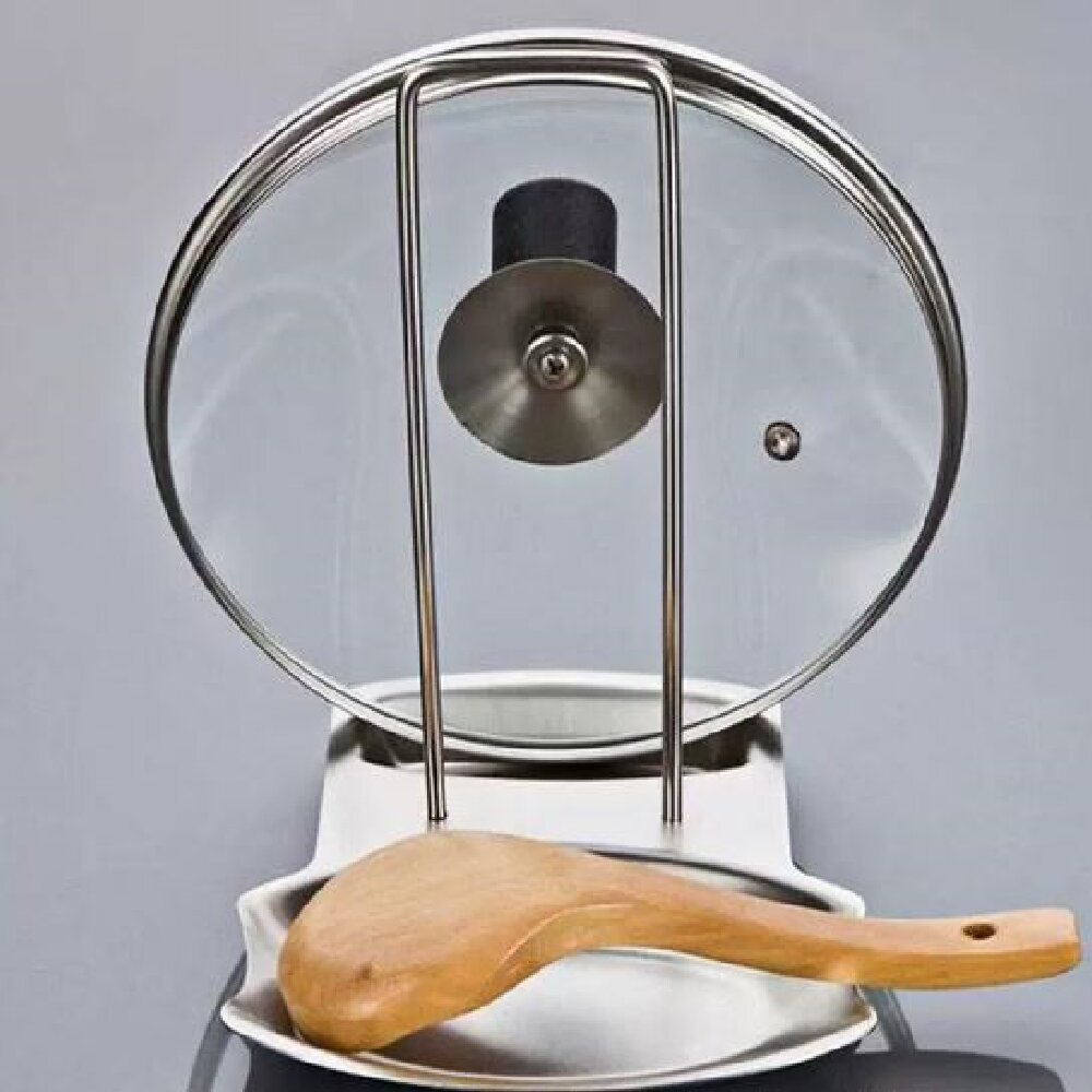 Kitchen Appliances Storage - Stainless Steel Pot Lid Holder Kitchen