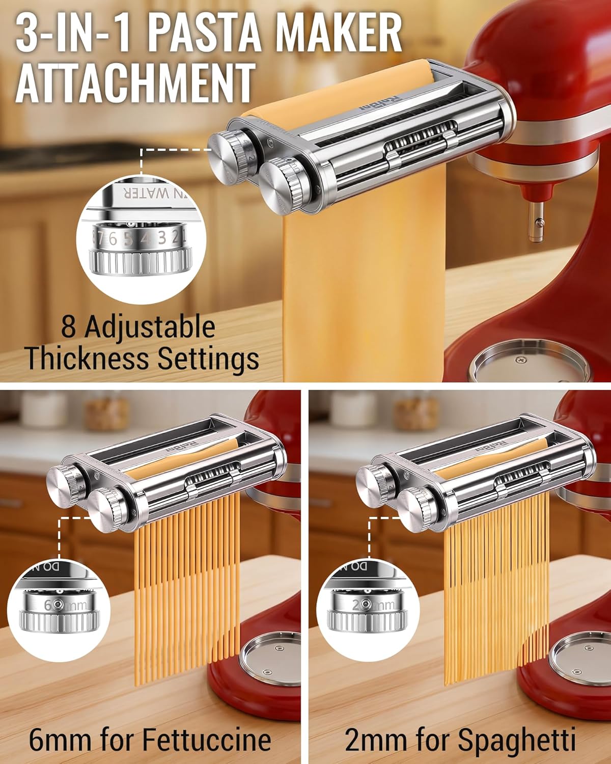 KitchenAid Mixer 3-in-1 Pasta  - Kitchen Appliances Kitchenaid review and price