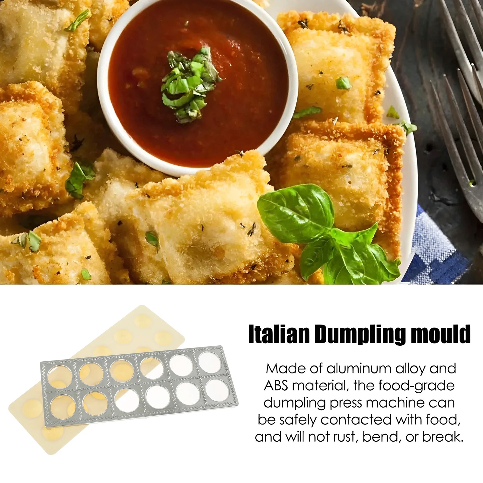 Dumpling Mold 12 Holes Ravioli - Kitchen Appliances Packages review and price