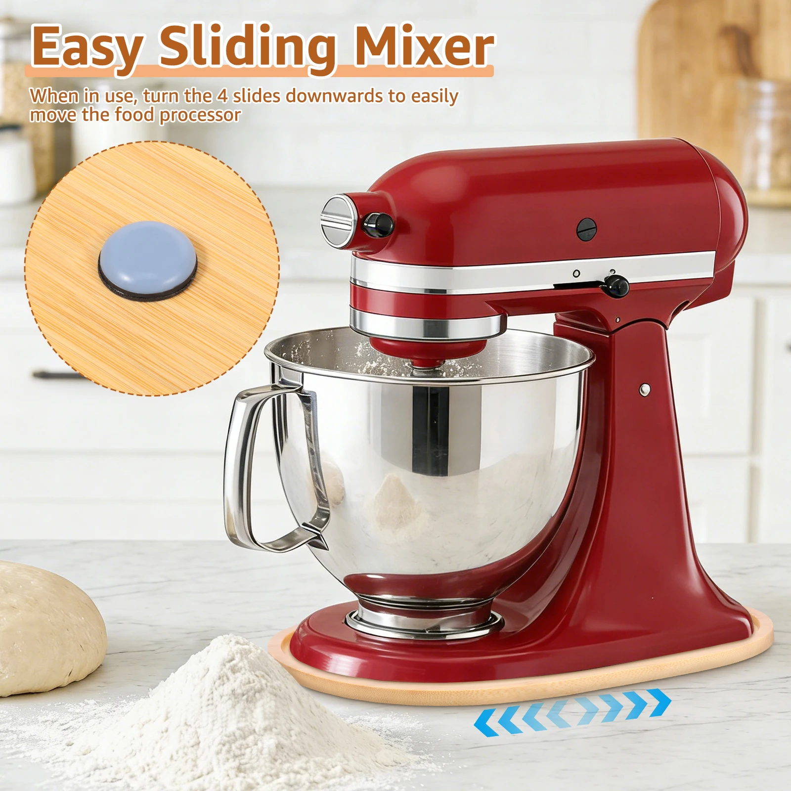 Bamboo Mixer Slider for Kitche - Kitchen Appliances Kitchenaid review and price