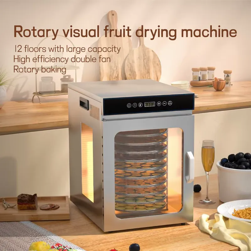 12-Tray Rotary Electric Food D - Dehydrator Tray Electric review and price