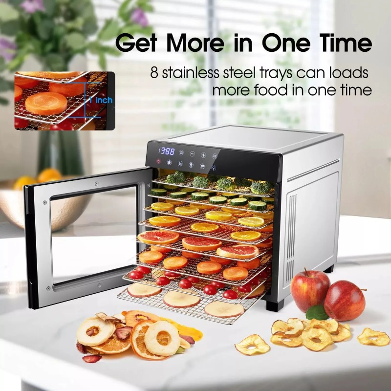 8-Tray Stainless Steel,600W wi - Dehydrator Tray Electric review and price