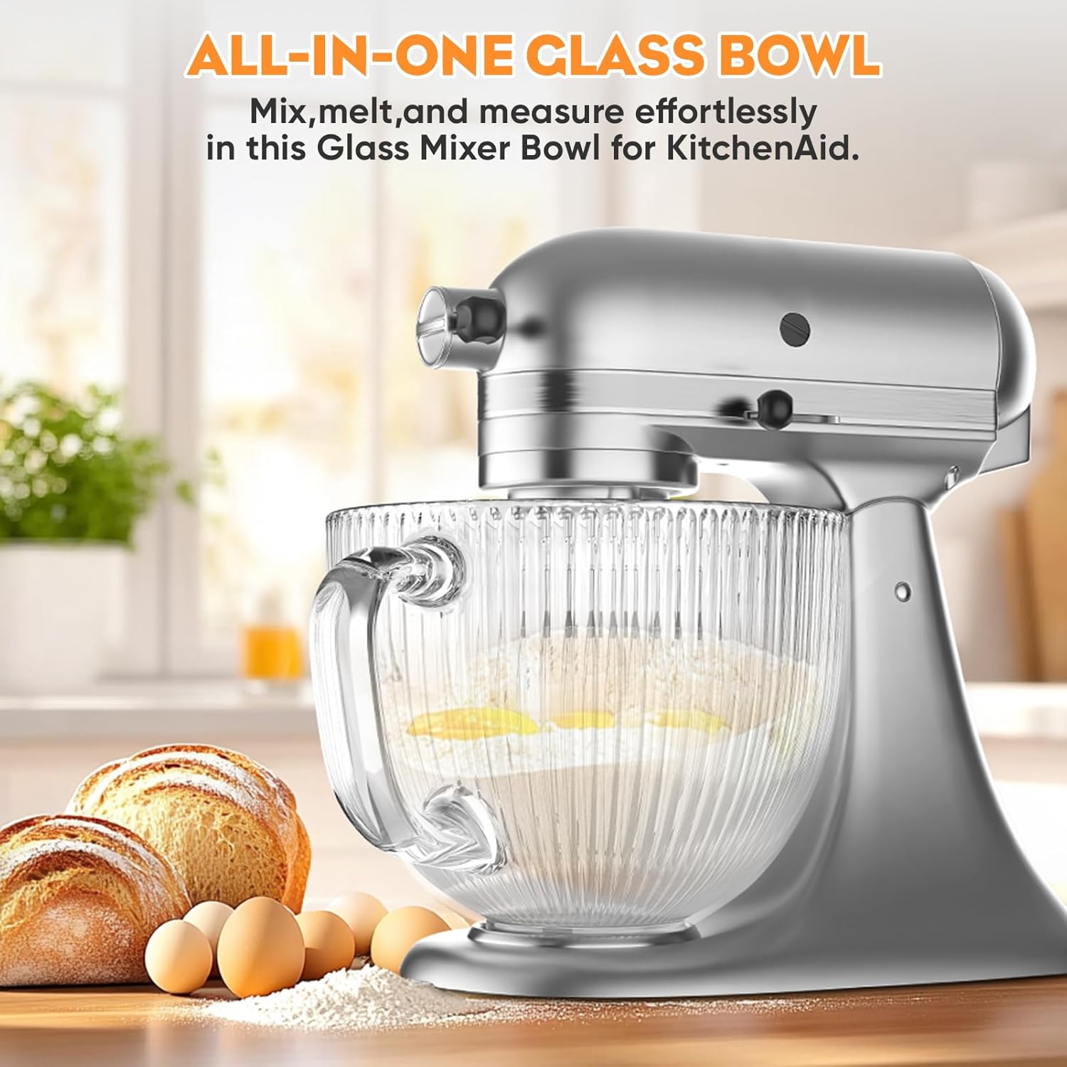 GVODE Glass Bowl for Kitchenai - Kitchen Appliances Kitchenaid review and price