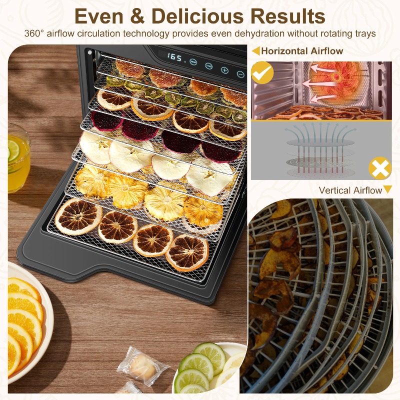 8-Tray Stainless Steel 625W, 1 - Dehydrator Tray Electric review and price