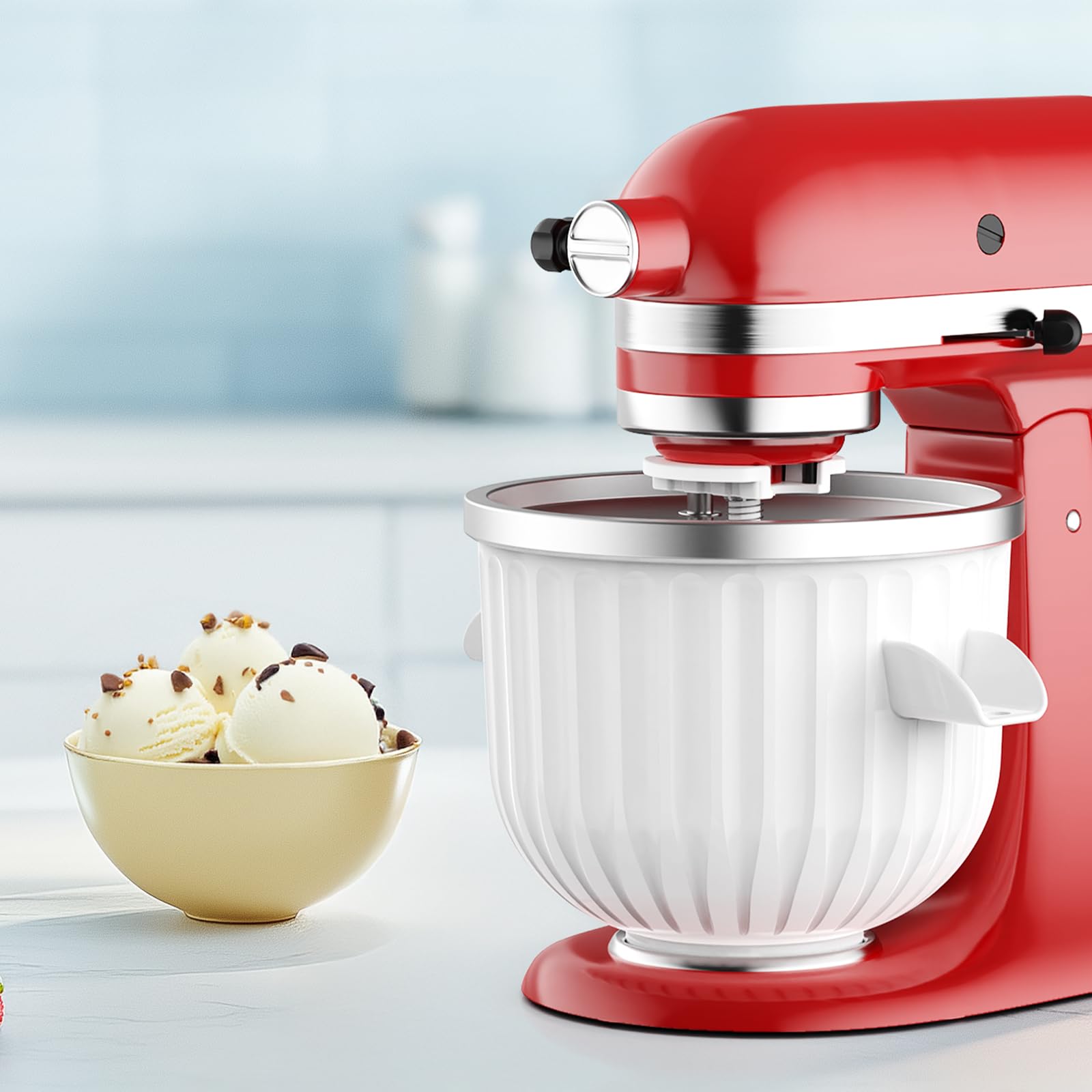 2 Quart Ice Cream Maker Attach - Kitchen Appliances Kitchenaid review and price
