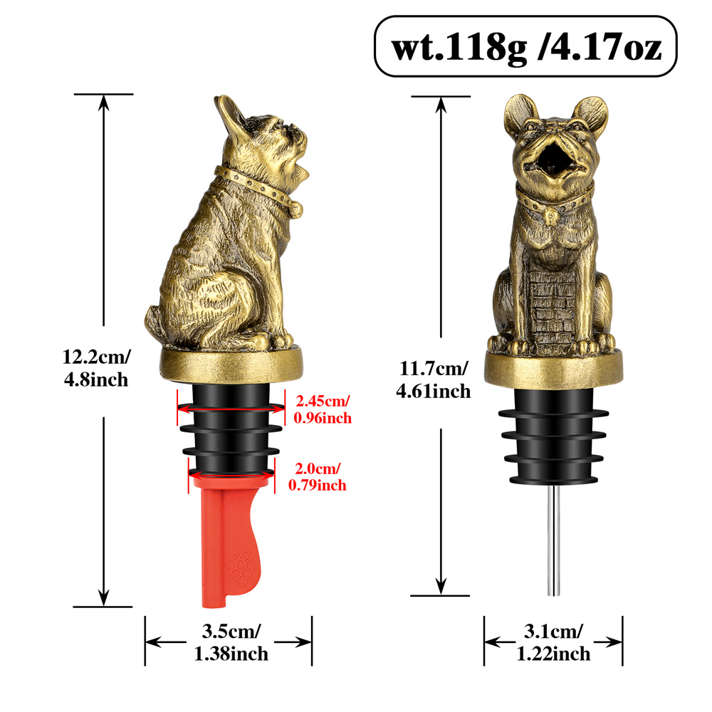 Cute French Bulldog Wine Pouer - Kitchen Appliances Packages review and price
