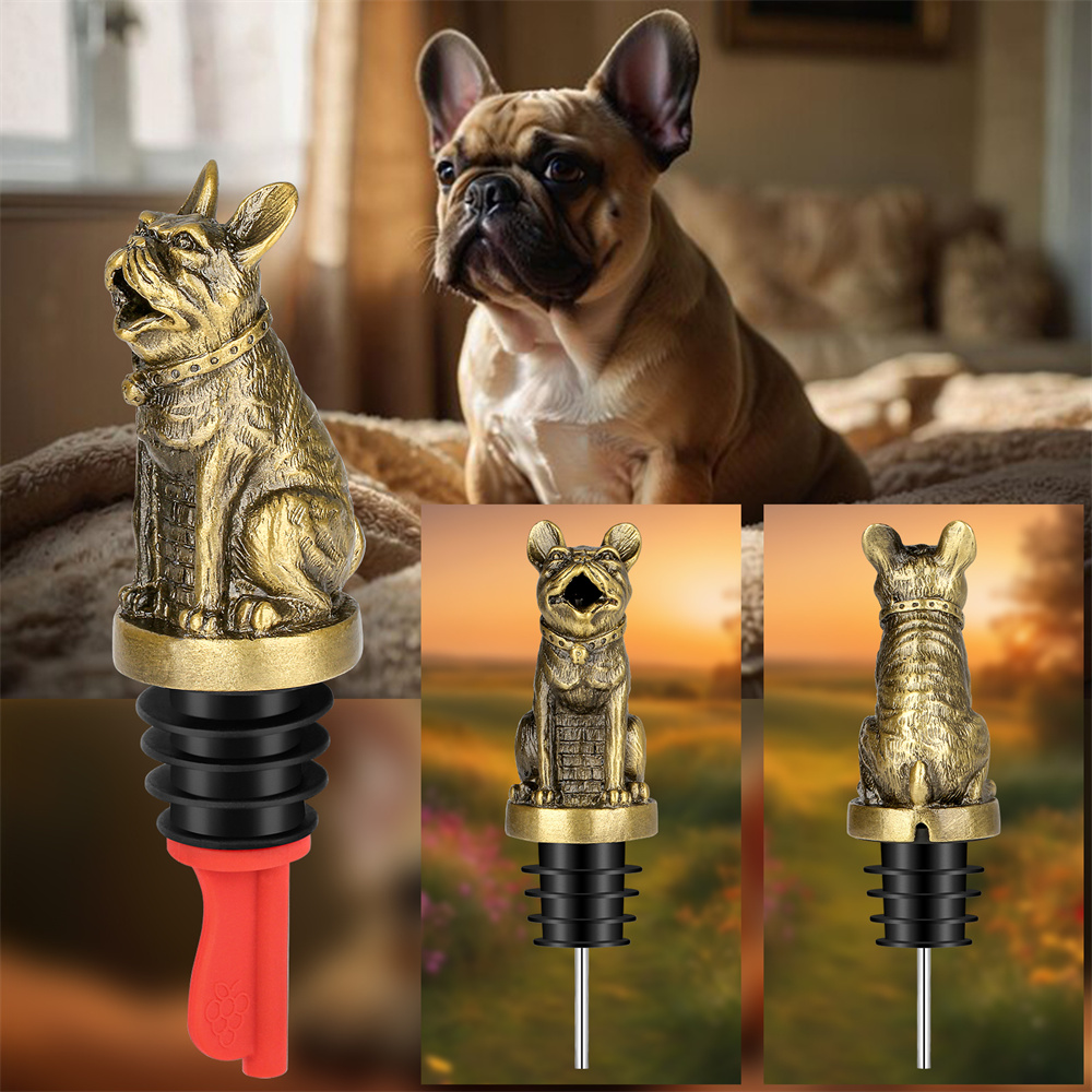 Cute French Bulldog Wine Pouer - Kitchen Appliances Packages review and price