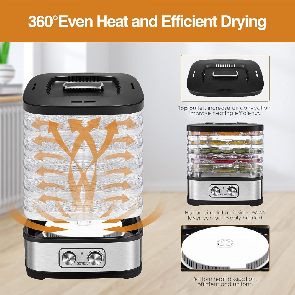 Electric Food Dehydrator with  - Dehydrator Tray Electric review and price