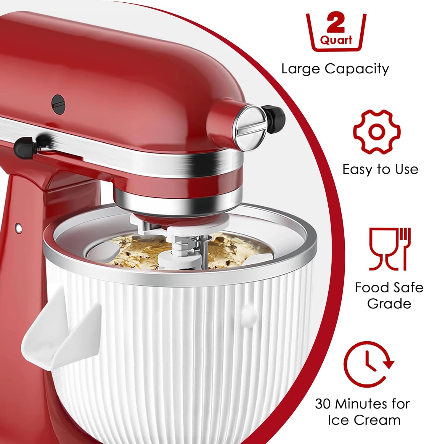Ice Cream Maker Attachment for - Kitchen Appliances Kitchenaid review and price